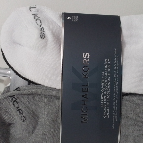 NEW Michael Kors Cushion Quarter Cut 6 Pairs - Picture 2 of 6